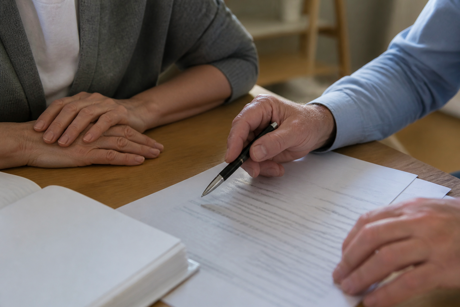 Document immobilier montrant division propriete pleine usufruit